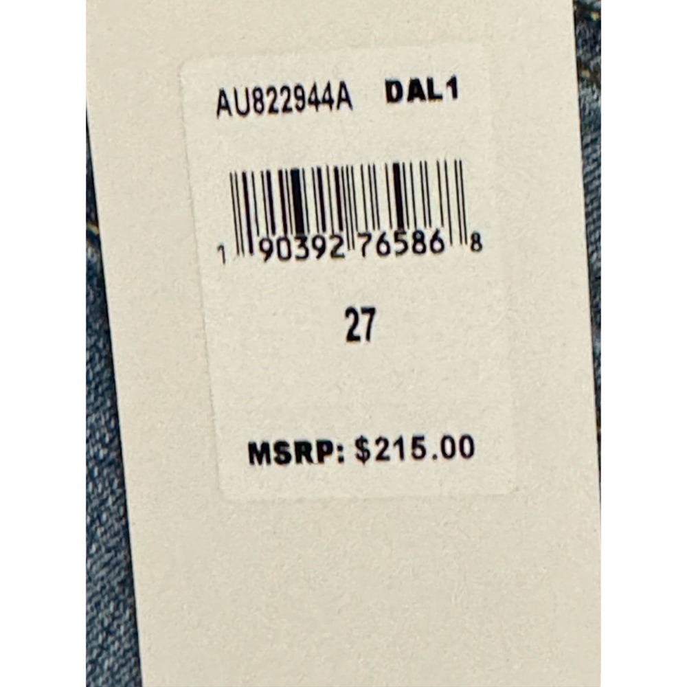 NWT 7 For All Mankind High Waist Ankle Skinny Jeans Blue Women's Size 27 - Picture 8 of 8
